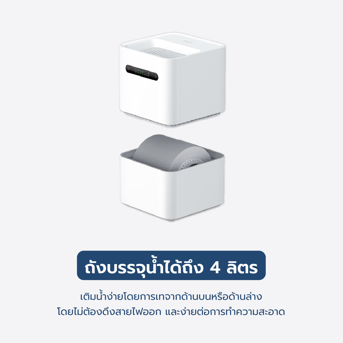 [ประกันศูนย์ไทย1ปี] Smartmi Evaporative Humidifier 2 เครื่องเพิ่มความชื้นในอากาศ รุ่น SM0003 ช่วยเพิ่มความชุ่มชื้นให้ผิว